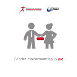 Gender Mainstreaming in HR